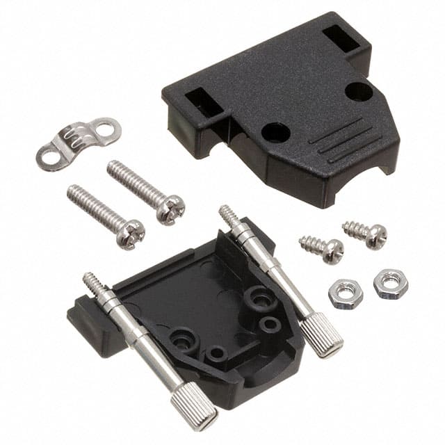 61801525322 W眉rth Elektronik  Capots de connecteurs D-Sub en forme de D